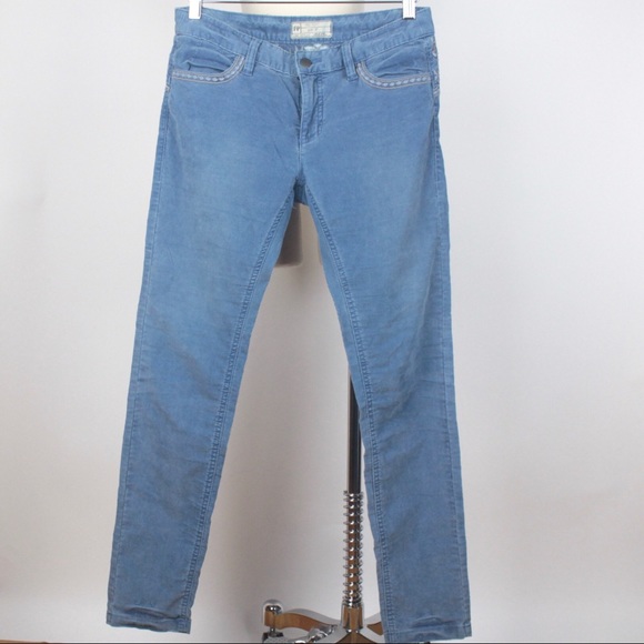•SOLD• Free People Embroidered Corduroy Jeans - Picture 4 of 8